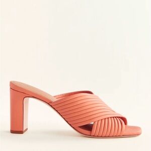 Reformation $248 Lila Tubular Heeled Sandal Mule